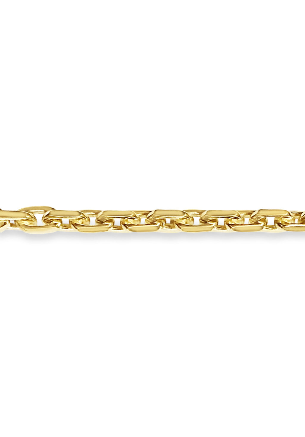 Fancy Rolo Solid White/Yellow/Rose Gold Handmade Necklace , 11mm, 16-30 Inch