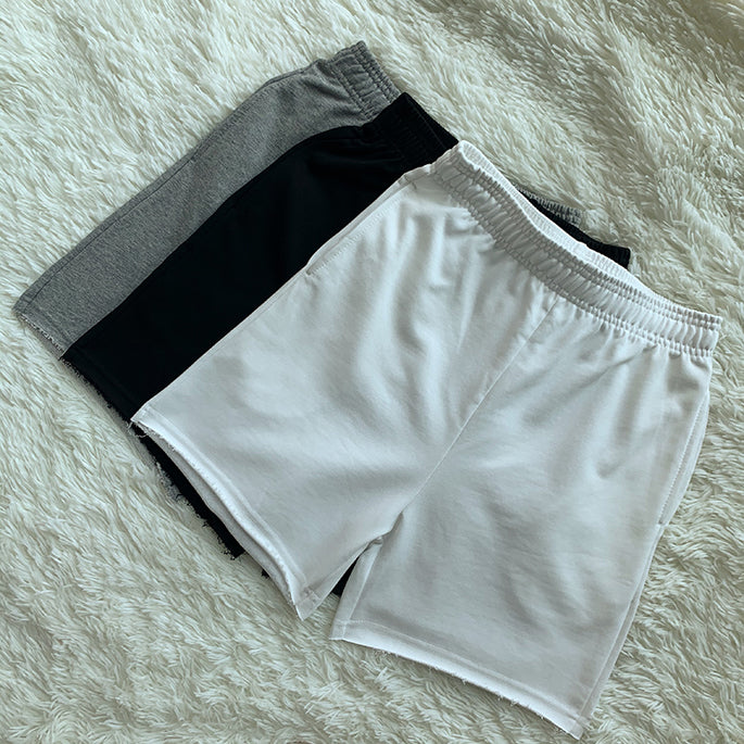 Retro Terry Shorts Sports And Leisure Hip-Hop Five-Point Pants Pants Women