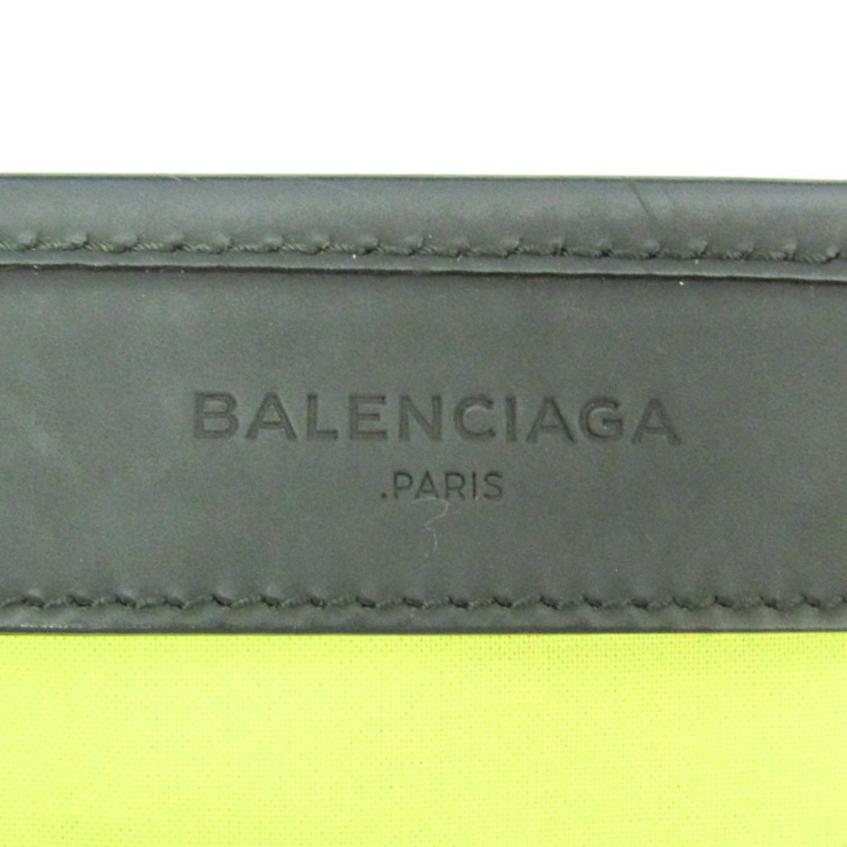 Balenciaga Navy Cabas · Striped Canvas