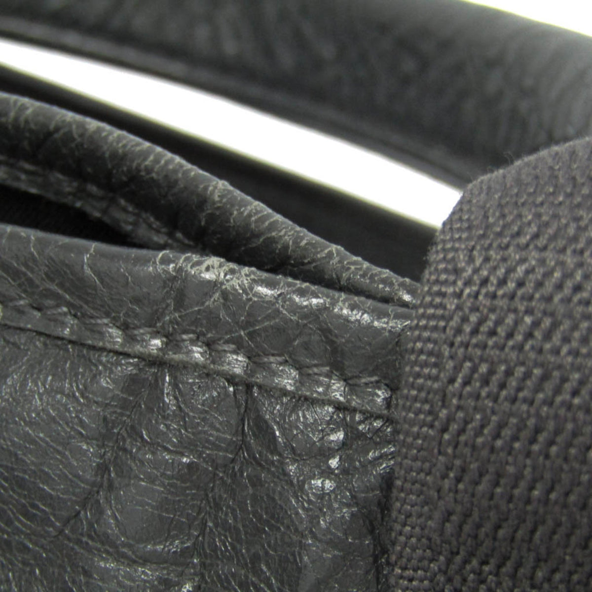 Balenciaga Navy Cabas XS · Leather