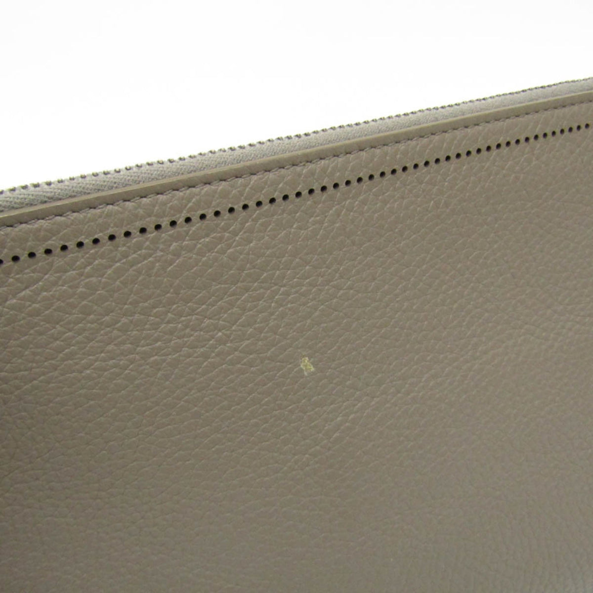 Balenciaga Classic · Greige Leather Clutch