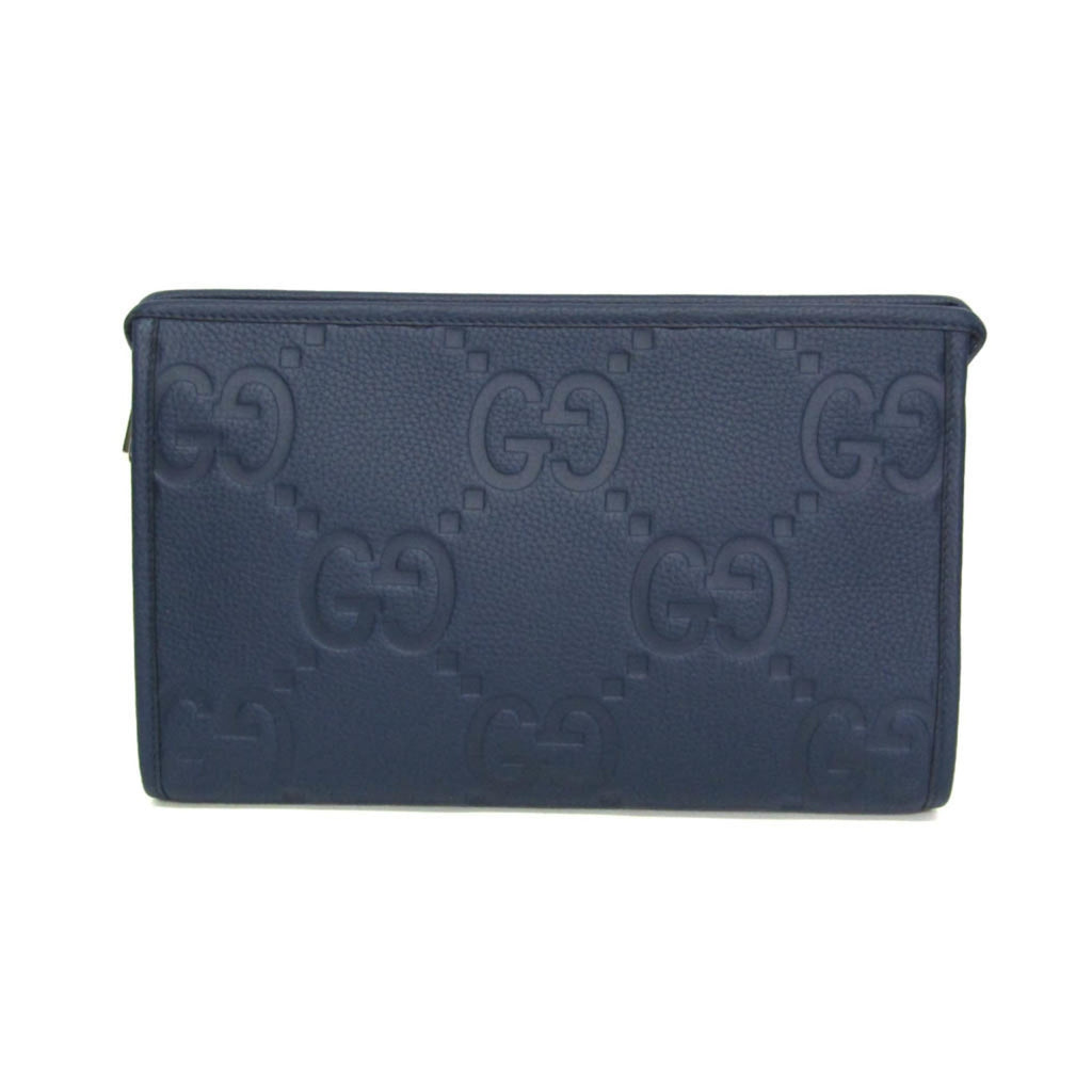 Gucci Jumbo GG · Leather Clutch