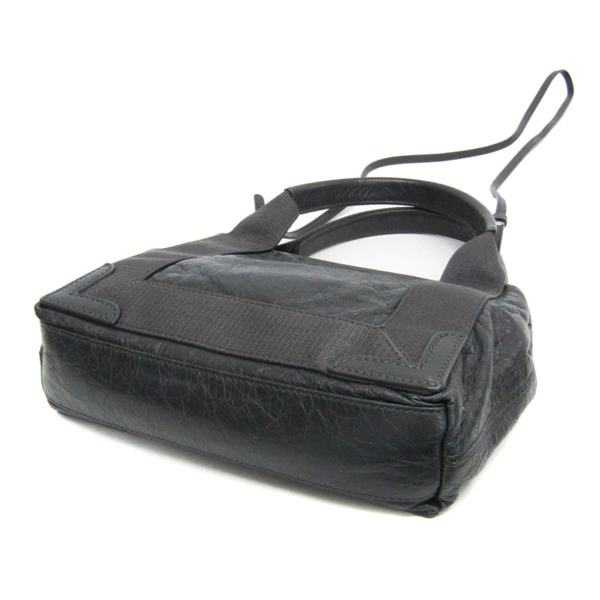 Balenciaga Navy Cabas XS · Leather