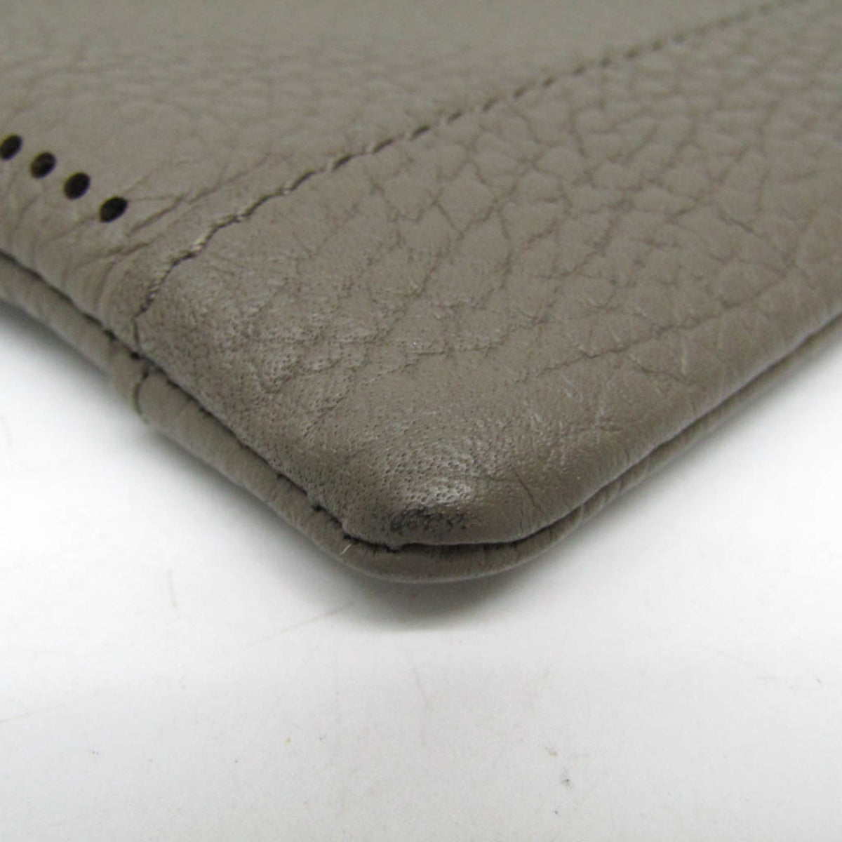 Balenciaga Classic · Greige Leather Clutch