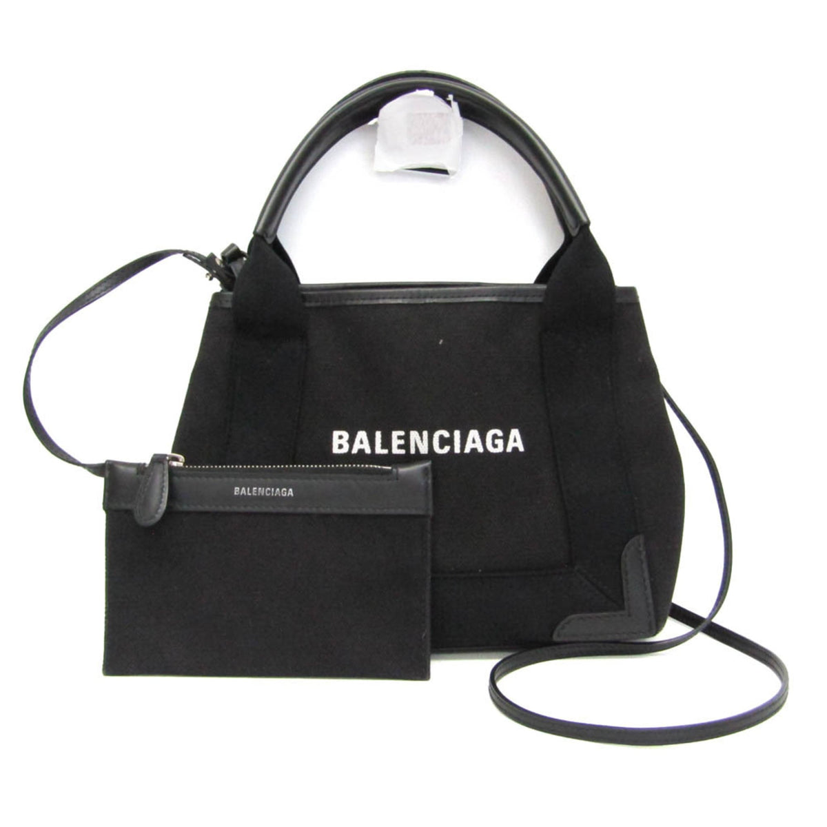 Balenciaga Navy Cabas XS · Canvas