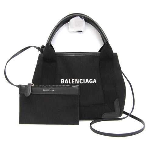 Balenciaga Navy Cabas XS · Canvas