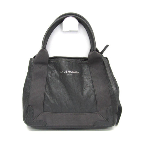 Balenciaga Navy Cabas XS · Leather