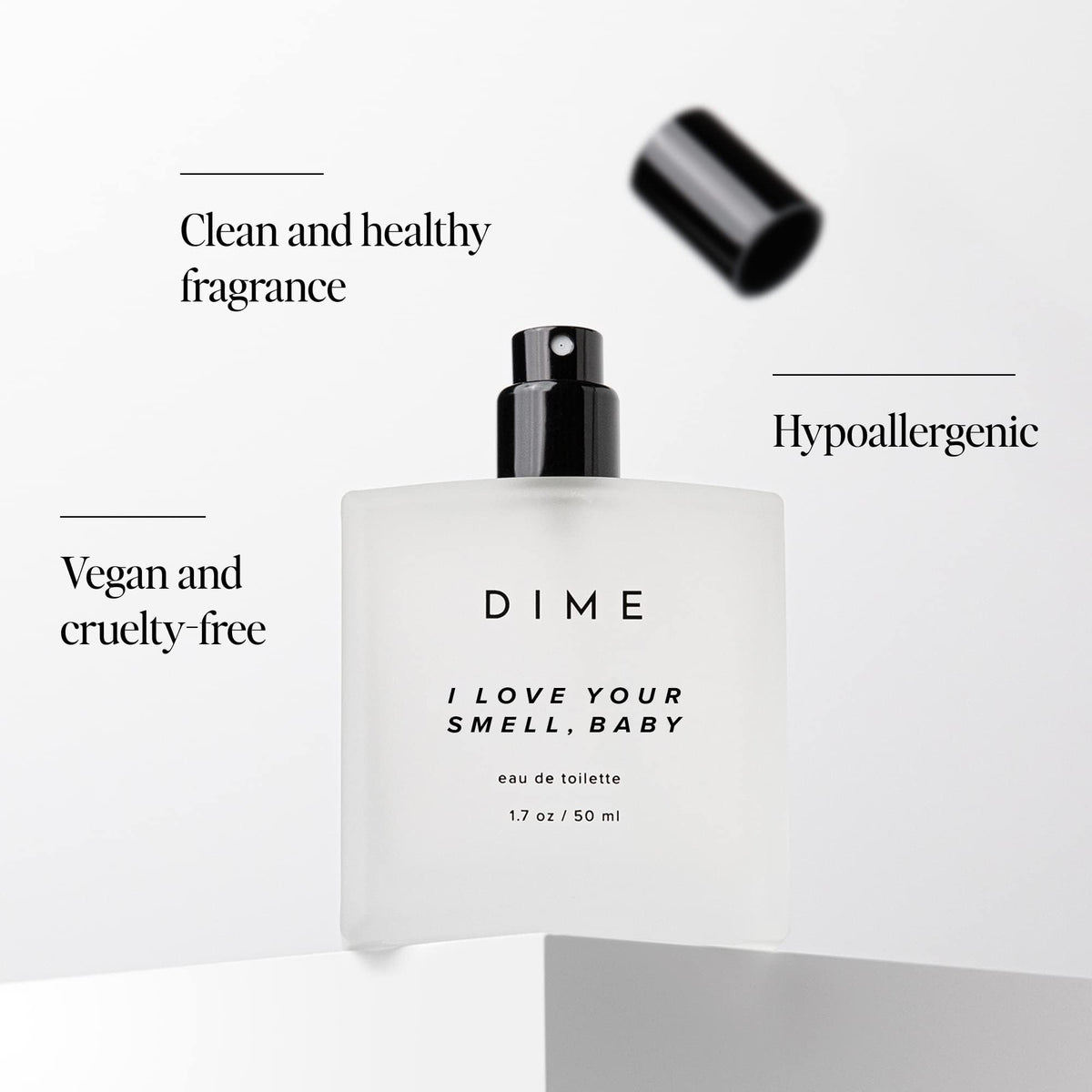 DIME Beauty 7 Summers Perfume for Women - Sweet Floral Eau de Toilette with Bergamot, Vanilla Orchid and Coconut, Clean, Vegan, Cruelty-Free Fragrance, 1.7 oz / 50 ml