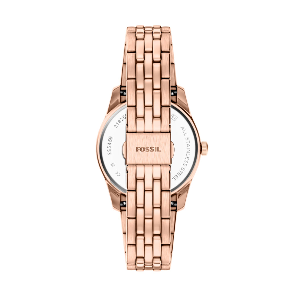 Fossil Women's Watch, Scarlette Quartz Stainless Steel Three-Hand Watch for Women