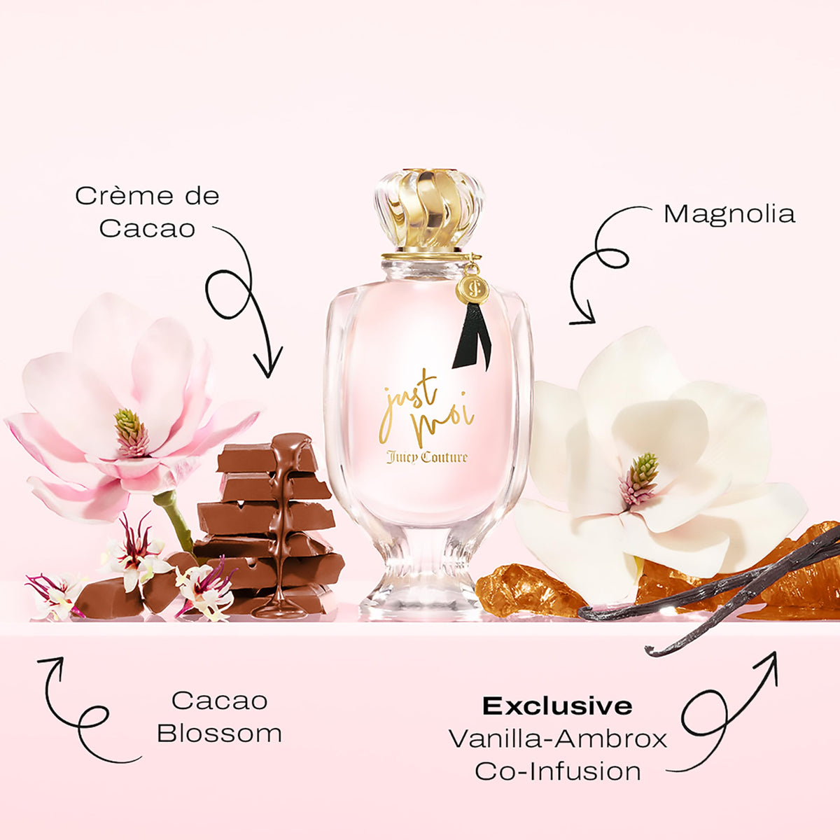Juicy Couture Just Moi Women’s Perfume - Amber Vanilla Eau de Parfum - Sweet & Confident Fragrance for Day to Evening Wear - Long-Lasting