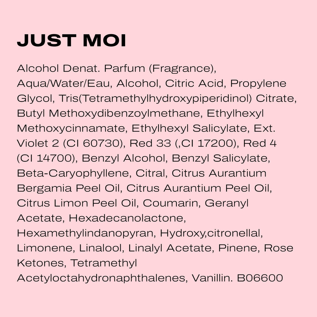 Juicy Couture Just Moi Women’s Perfume - Amber Vanilla Eau de Parfum - Sweet & Confident Fragrance for Day to Evening Wear - Long-Lasting