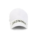 BALENCIAGA Masking Tape Cap - Curved Peak with Adjustable Strap