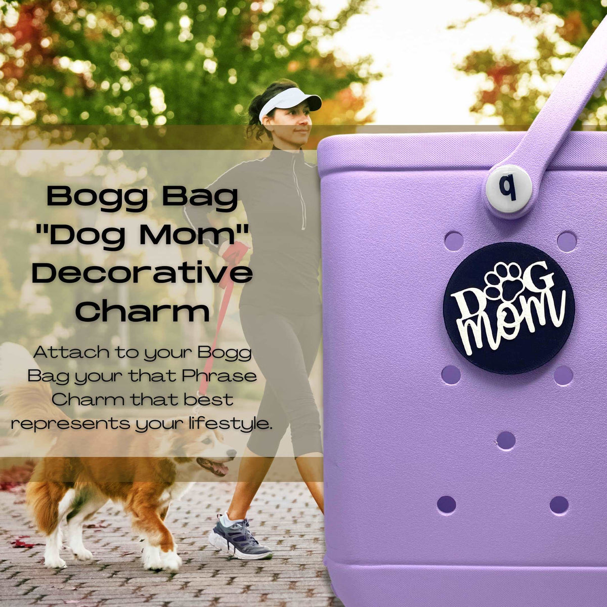 BOGLETS - Mom Charms Compatible with Bogg Bags - Decorative Charm Accessories for Customizing Your Bogg Bag or Other Tote Bags