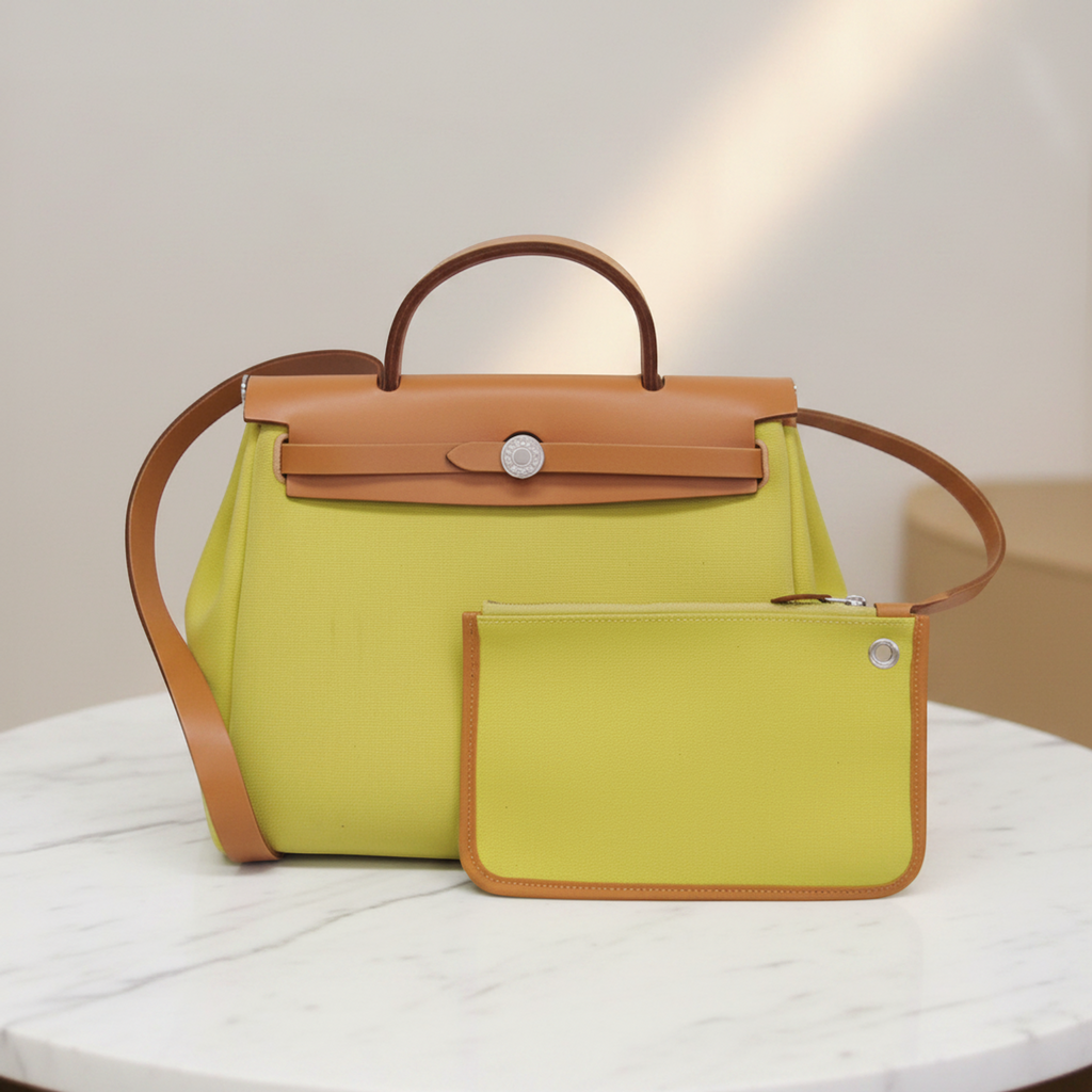 Hermès Her Bag Zip PM · Toile Officier