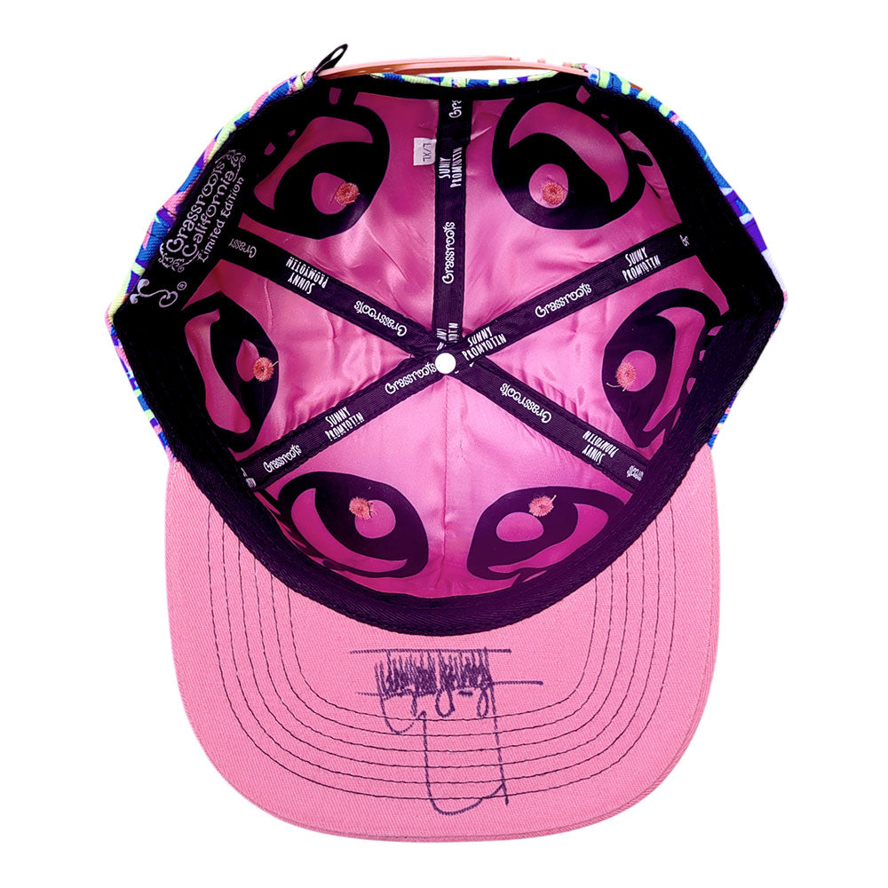 Sunny Promyotin SIGNED Bubble Clops Pink Snapback Hat