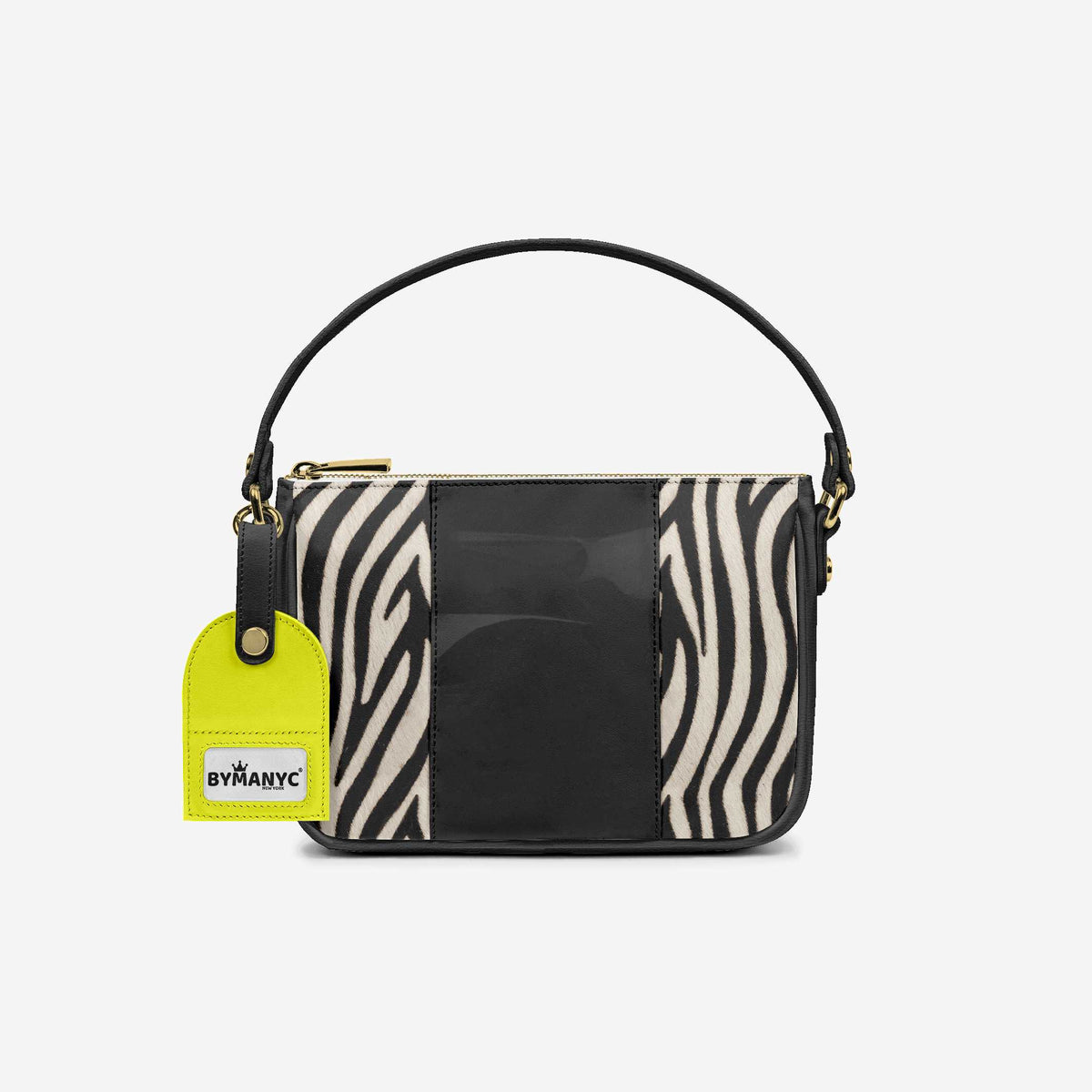 Handbag BYMANYC ® New York – Luxe Pendant Vertical Band in Ruby & Onyx
