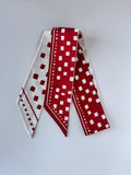 Crimson and White Blocks Twilly