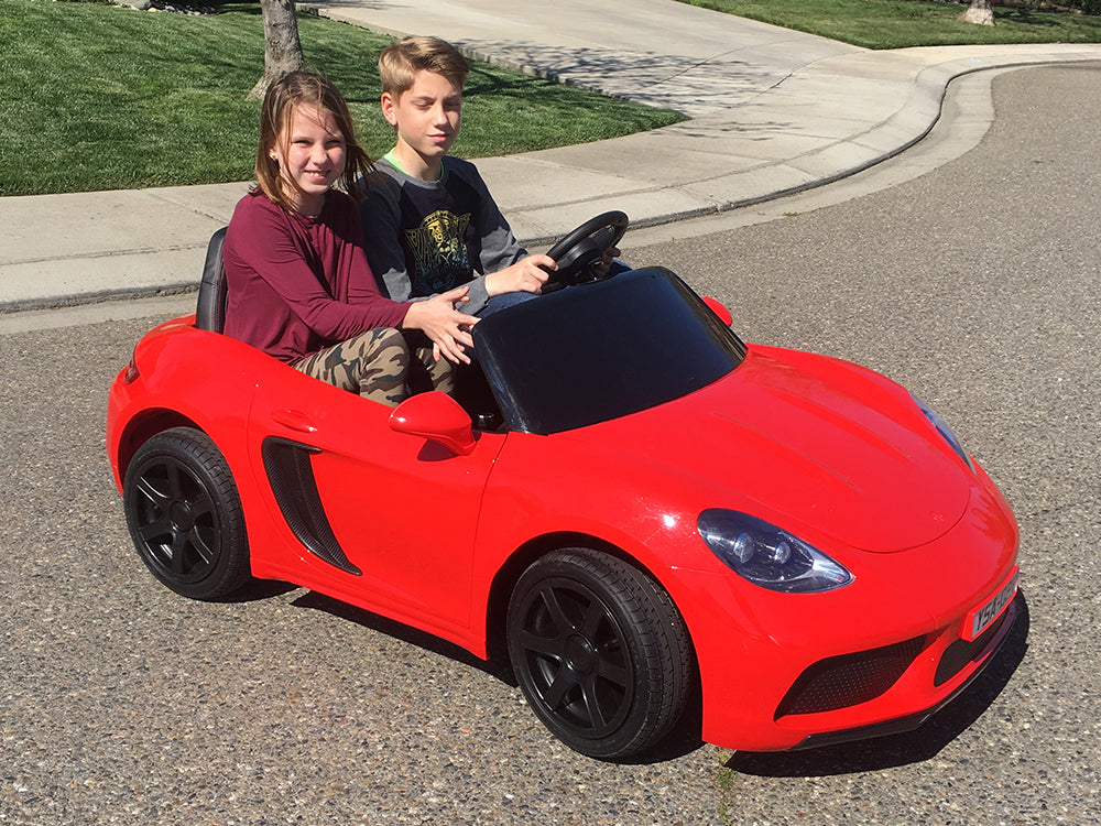 2 Seater Porsche Style Ride On Electric Car For Children To Adults
