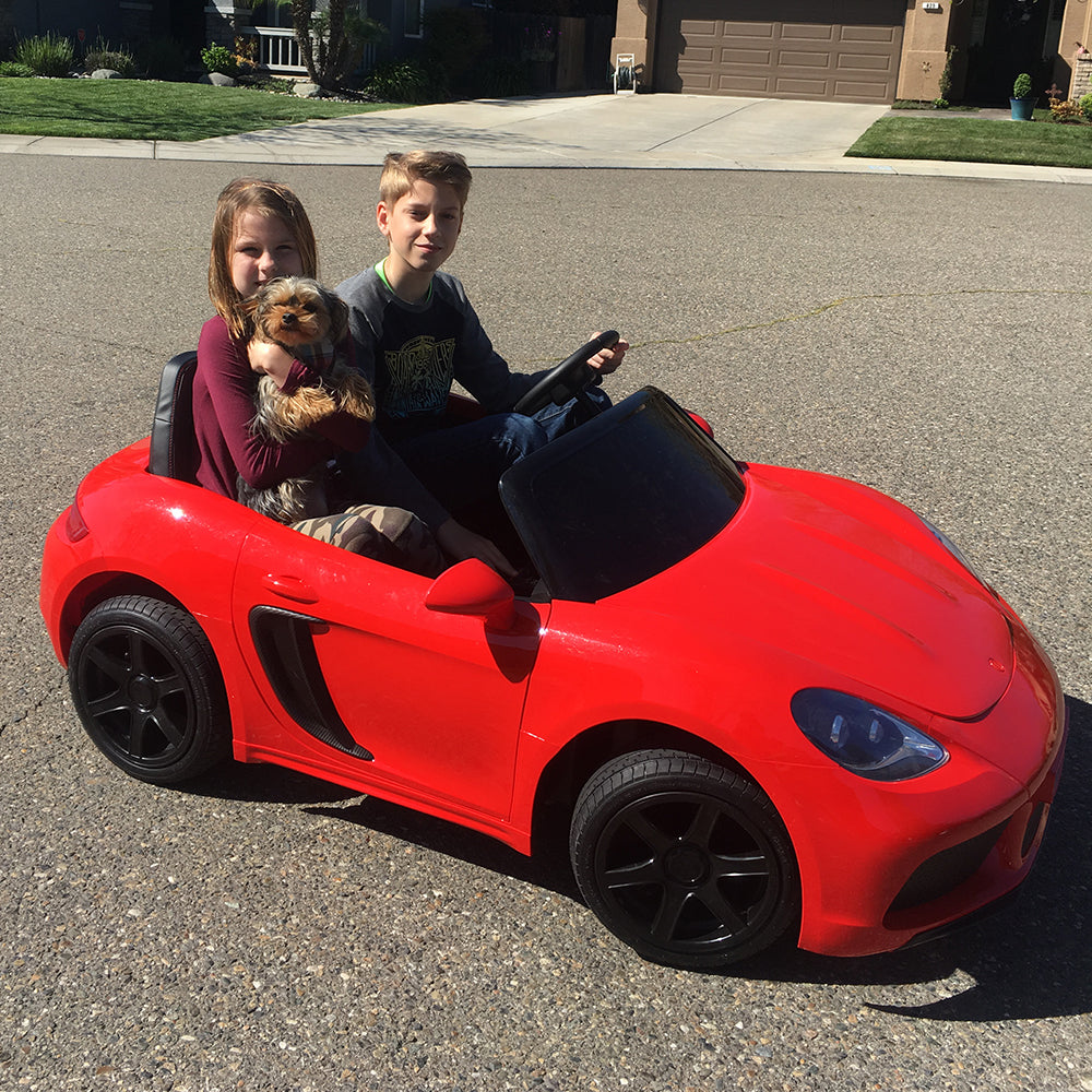 2 Seater Porsche Style Ride On Electric Car For Children To Adults