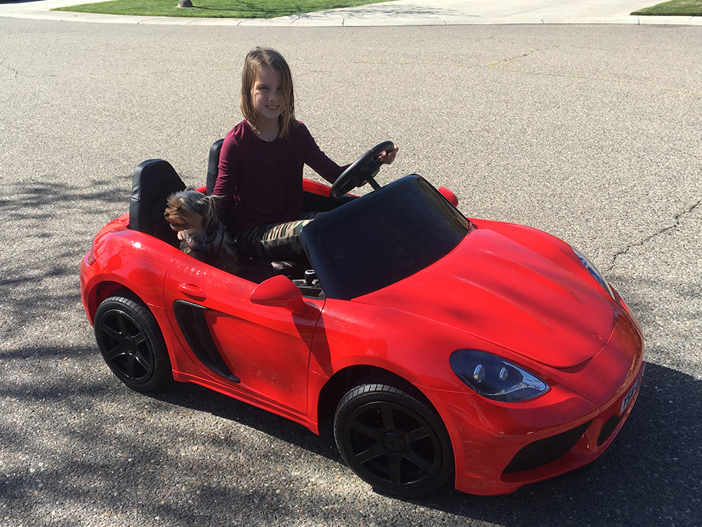 2 Seater Porsche Style Ride On Electric Car For Children To Adults