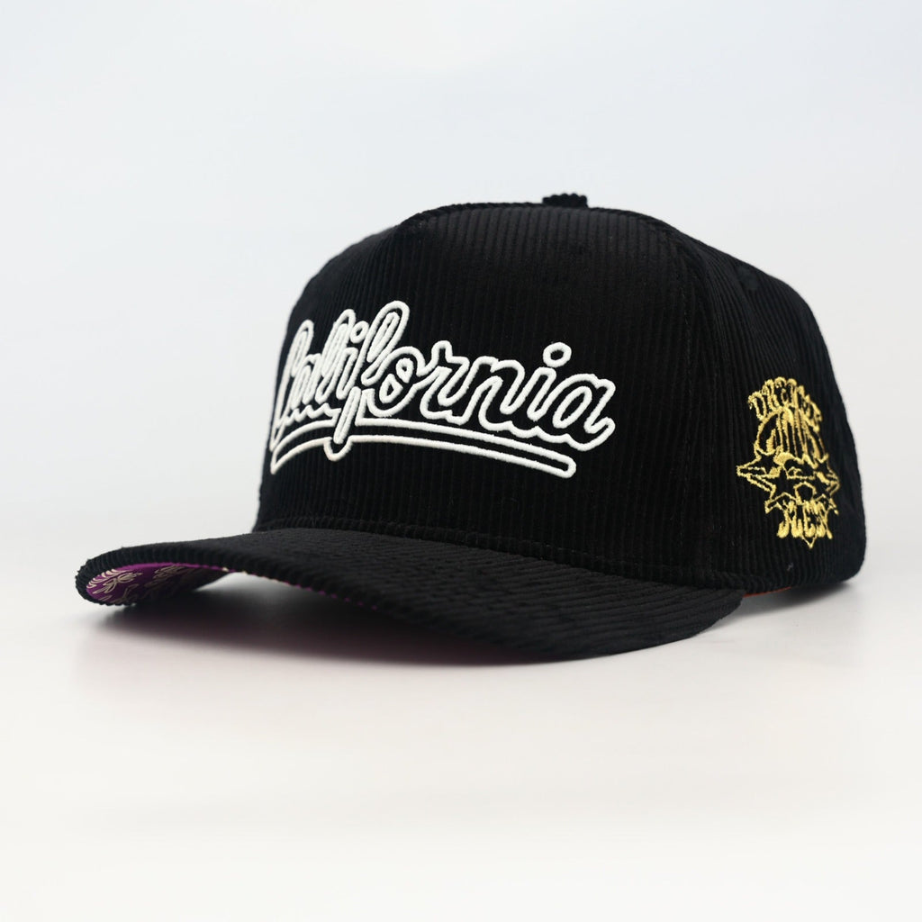 OG CA: Dreams on the West Snapback (Black Corduroy)