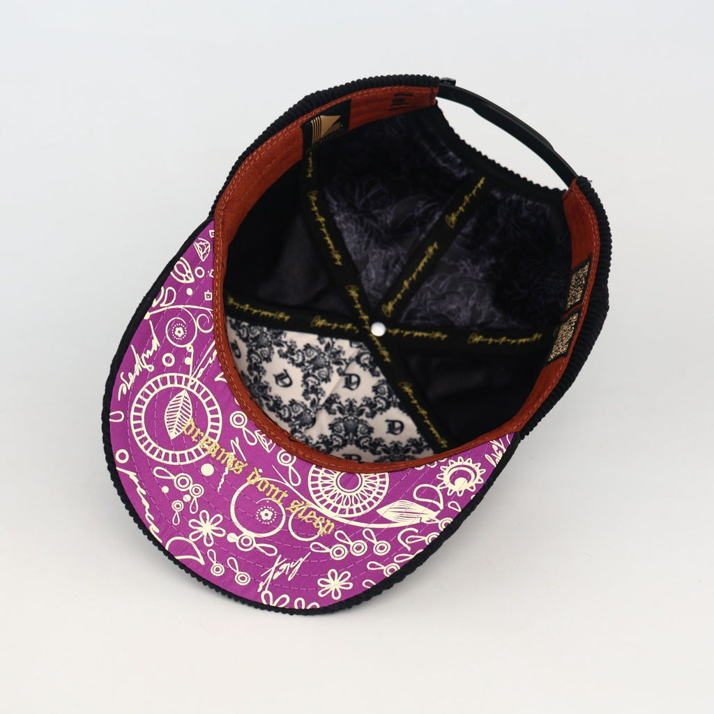 OG CA: Dreams on the West Snapback (Black Corduroy)