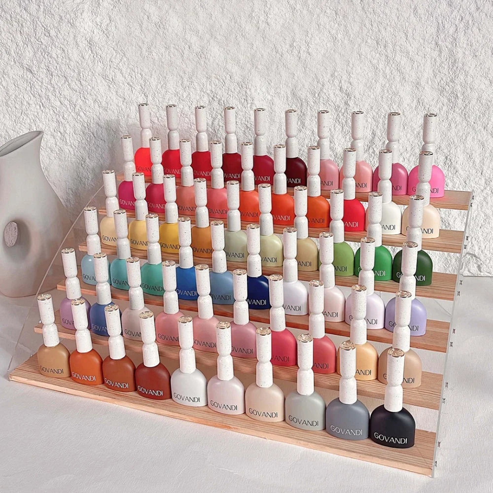 60 Colors Korean Style Loverly Macaron Gel Polish Set 15ML UV Gel Enamel Manicure Salon Soak Off Nail Polish Kit With Color Card