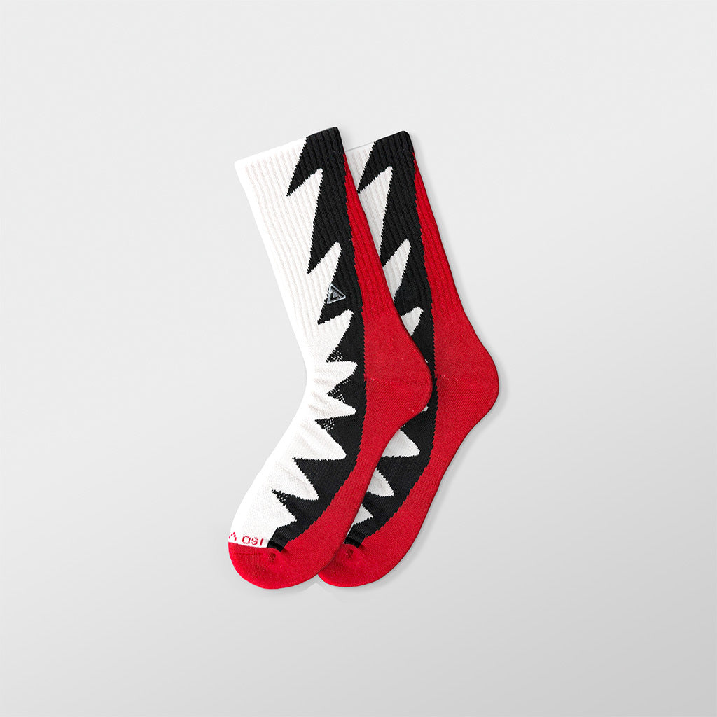 SNKR Socks - Fire Red 5
