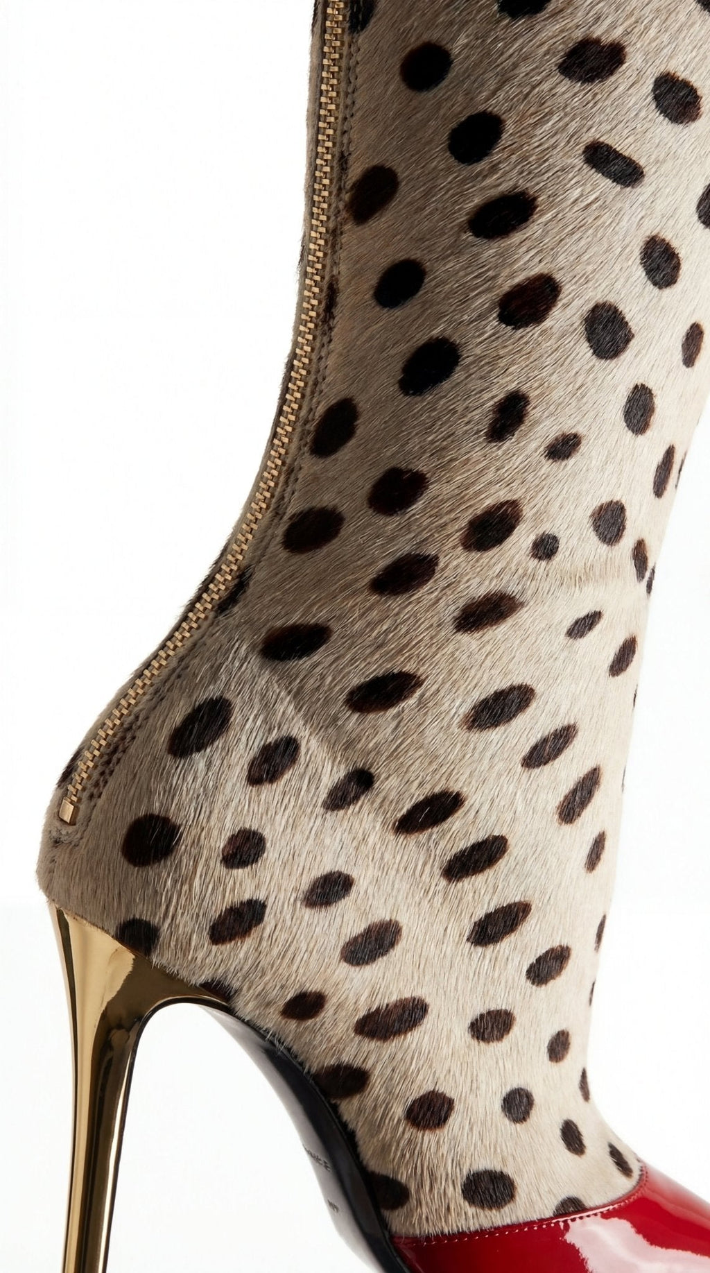 Devenir Pony Hair 100mm Knee-High Boot