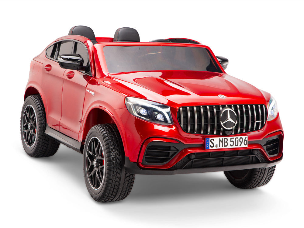 12V Power Mercedes GLC63S 2 SEAT Children's Electric Ride-on Car with Wheels