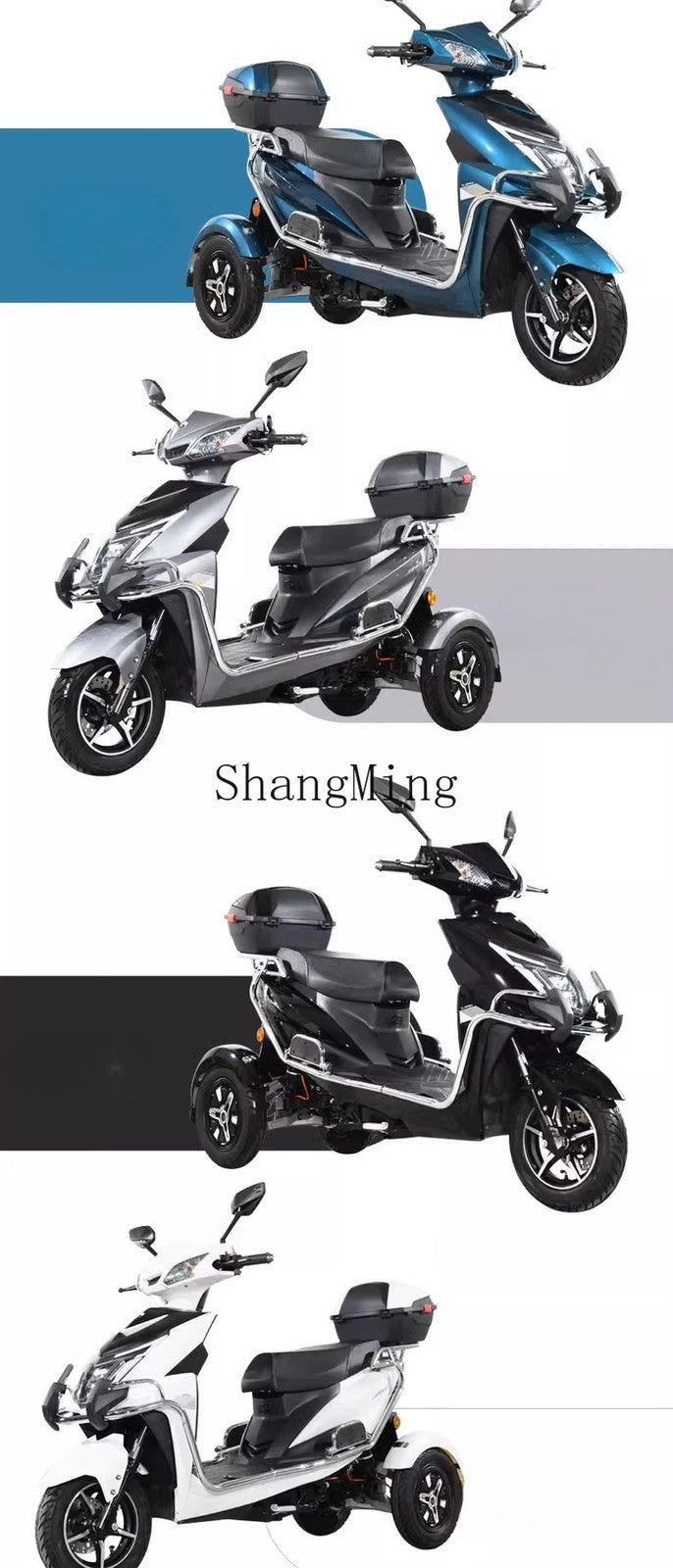 Electric Battery-Powered Tricycle Tumbler for Household and Takeaway Use