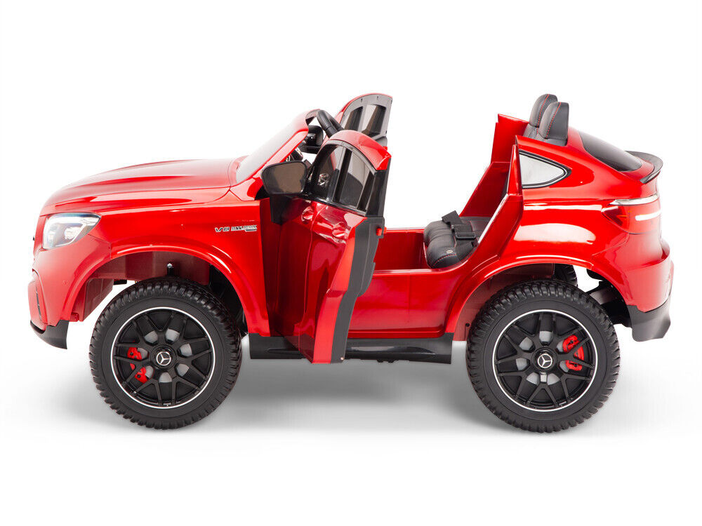 12V Power Mercedes GLC63S 2 SEAT Children's Electric Ride-on Car with Wheels
