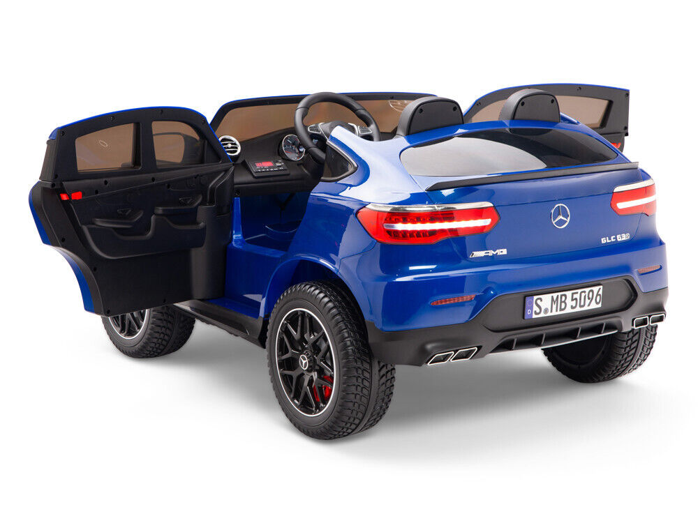 12V Power Mercedes GLC63S 2 SEAT Children's Electric Ride-on Car with Wheels